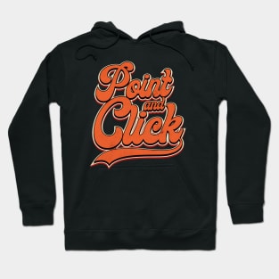 Point and Click Orange Hoodie